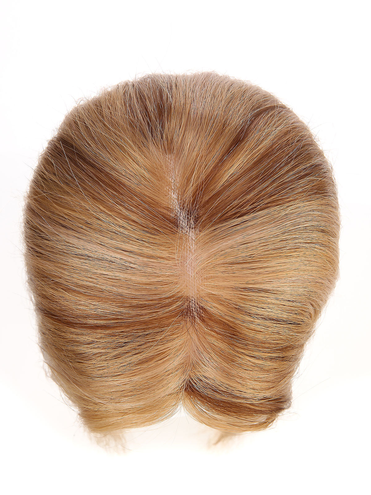 Maia in Honey Beige | 12" Remy Human Hair Topper | Mono Blonde Hairpiece by ECCO Hair