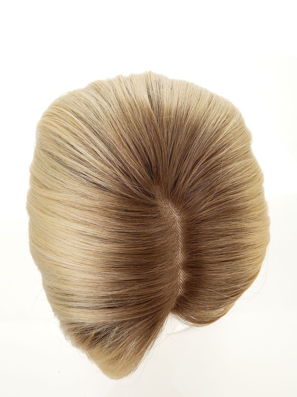 Sophie in Vanilla Smoke Rooted | Mono Part Short Straight Wig | Beige Blonde by Rieker Wigs