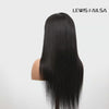 Lewis And Ailsa Hair Straight 13*4 Transparent Lace Front Wig 180% Density