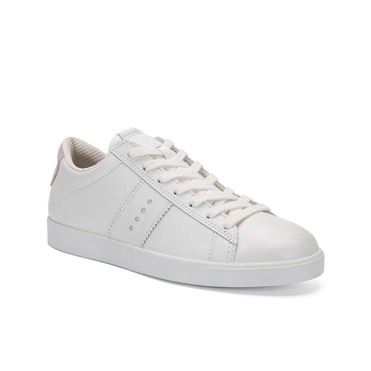 ECCO Street Lite Women's Sneakers White Leather Fashion Casual Shoes 212803