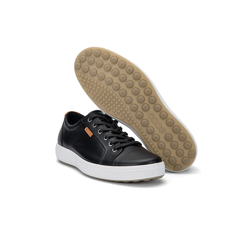 ECCO Soft 7 Men's Sneakers Leather Lace Up Casual Shoes 430004