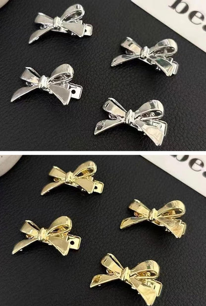 Ailsas 1.5cm micro-bow has grip strips for bangs that stay put through active days.