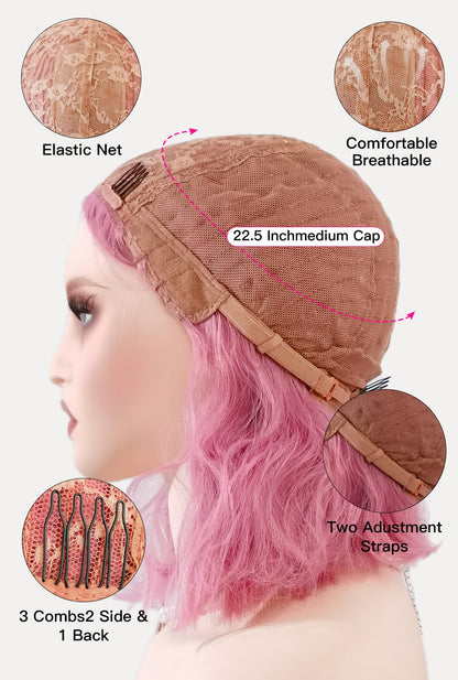 Petal Wig Breathable Cap 3 Clips + 2 Adjustable Bands Ailsa's Wigs