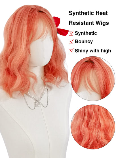 Coral wig heat resistance test by Ailsa's Wigs, withstanding styling tools