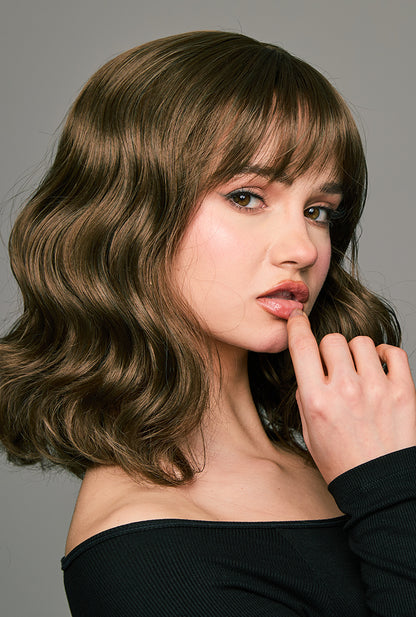 Cocoa Heat-Friendly Curly Wig by Ailsa's Wigs - Easy Styling & Timeless Appeal