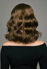 Cocoa Curly Synthetic Wig by Ailsa's Wigs - Voluminous & Bouncy Back View