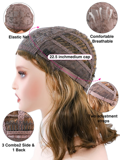 Breathable Wig Cap in Cocoa Wig by Ailsa's Wigs - Adjustable Straps & Anti-Slip Design
