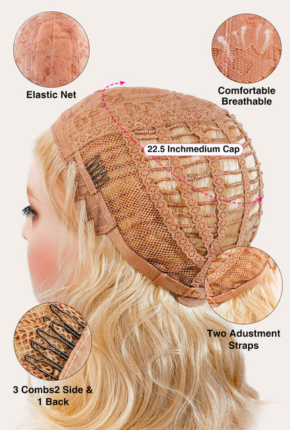 Breathable Cap in Gleam Wig by Ailsa's Wigs - Adjustable & Anti-Slip Design