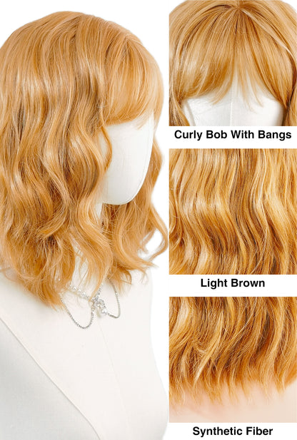 Precision air bangs craftsmanship of Sandy wig by Ailsa's Wigs with strand-by-strand implantation