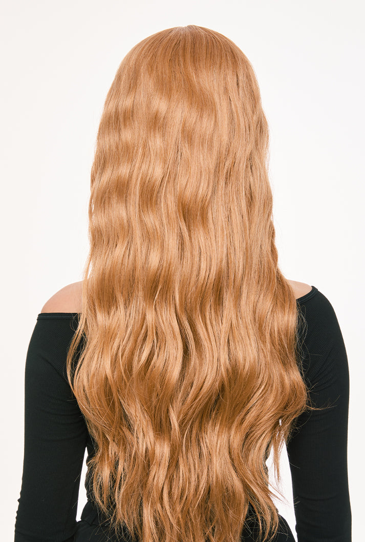 Mermaid Hair Fall - Lilith 26" Curly Wig by Ailsa's Wigs Back View Showing Seaweed Curl Tech