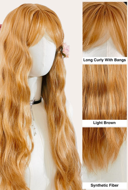 Feathered Fringe Detail - Lilith Wig by Ailsa's Wigs Showing Weightless Bangs Construction
