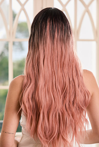 Ombre Artistry - Angie 26" Wig by Ailsa's Wigs Back View Showing Color Transition Mastery