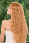 Ethereal Volume - Luna Wig by Ailsa's Wigs Left Back Angle with Fairy-Tale Curl Definition