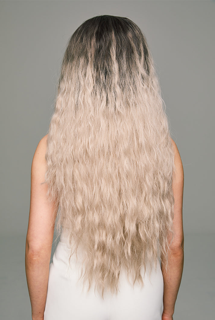 Ombre Masterpiece - Mila 29" Wig by Ailsa's Wigs Back View Showing Seamless Color Gradation