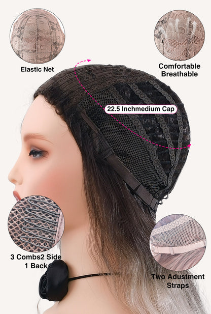 Auto-Fit Mechanism - Mila Wig by Ailsa's Wigs 3-Point Grip with Adjustable Bands
