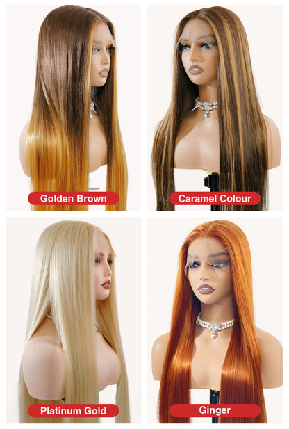 color options - Honey Brown/Golden Brown/Ginger/Platinum Gold