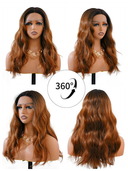 360° color transition of Harper wig by Ailsa's Wigs in varying lighting