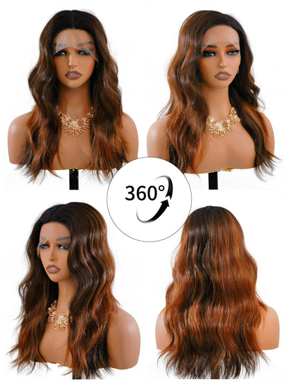 360° lighting showcase of Grace wig by Ailsa's Wigs revealing color dimensions in different lights