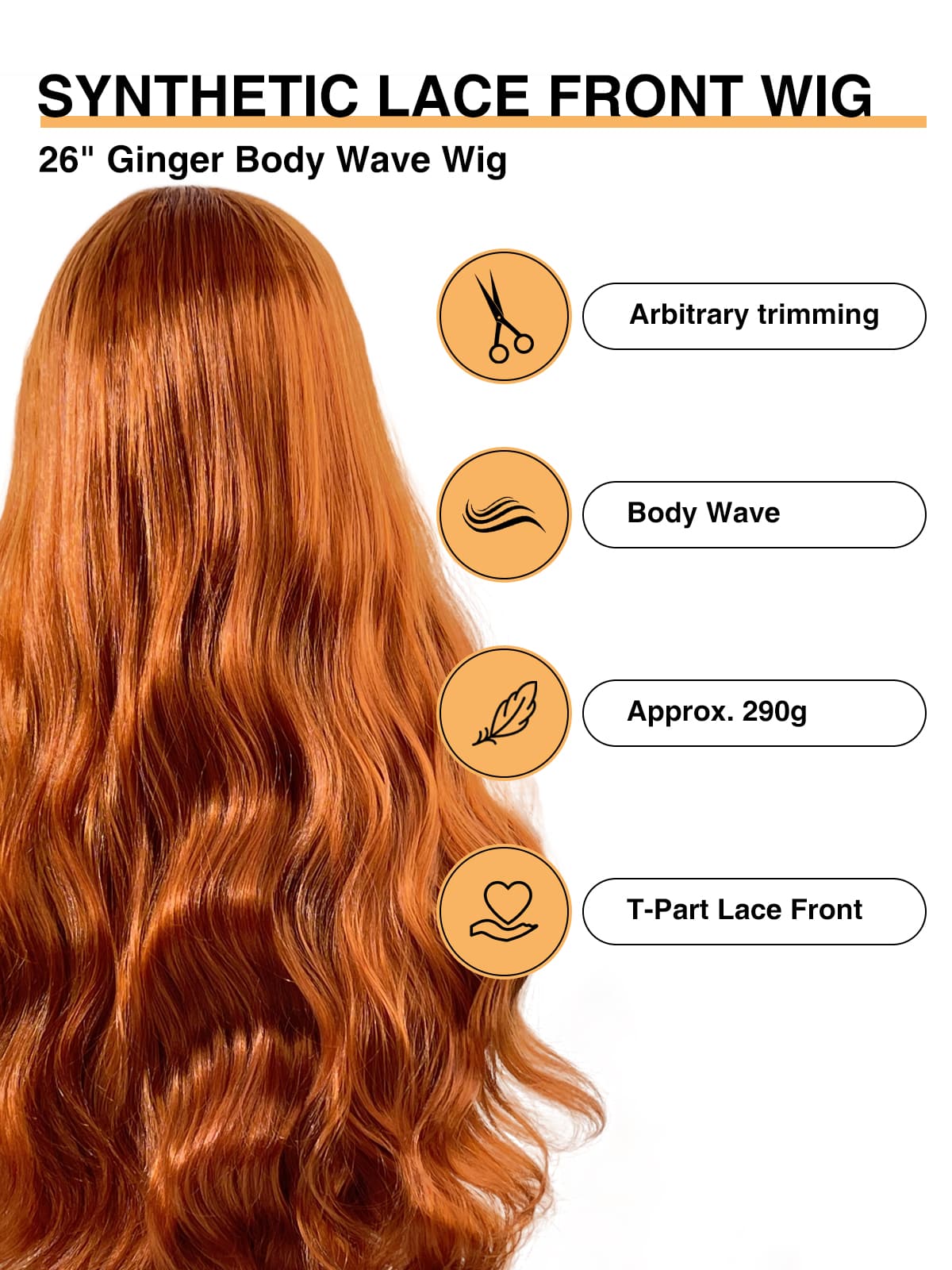 The art of versatility: Lsla's 26-inch length by Ailsa's Wigs can be customized with salon scissors while the advanced fibers prevent fraying - shown here in a chic layered cut that maintains the body wave's natural movement and color depth through 50+ washes.