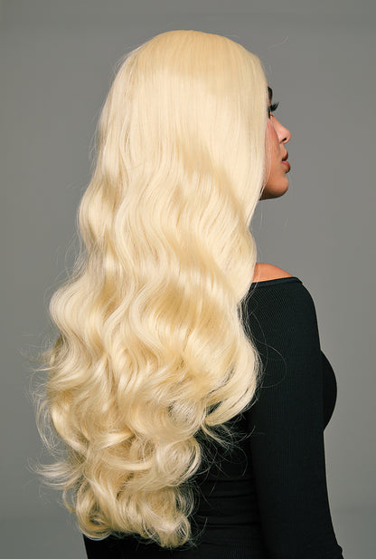 Effortless perfection captured: Arya by Ailsa's Wigs demonstrates its memory-wave technology in action, maintaining flawless silhouette integrity even with the most dynamic movements and styling.