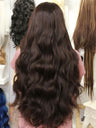 Susan | 28" Long Brown Body Wave Lace Front Synthetic Wig | Ailsa's Wigs
