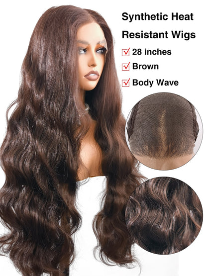 Susan by Ailsa's Wigs – Close-up of body wave texture and hand-tied 13x6 lace front for realistic hairline and airy movement.