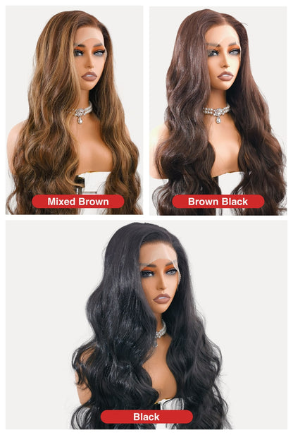 The available in three colors: Highlighted Mixed Brown, Dark Brown, and Black, giving you a variety of stylish options.