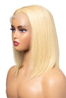 Human Hair 613 Blonde Wig - HD Lace Bob Straight Wig | Low Density Wigs | Lewis and Ailsa