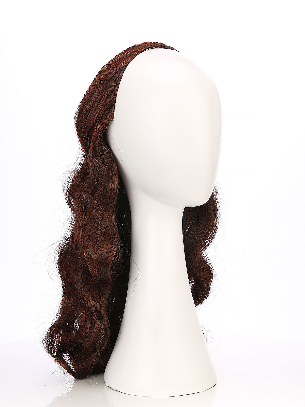 Noelle in Chestnut Flame | 23" Wavy Synthetic Hair Extension | Clip-In Hair Weft by ECCO Hair
