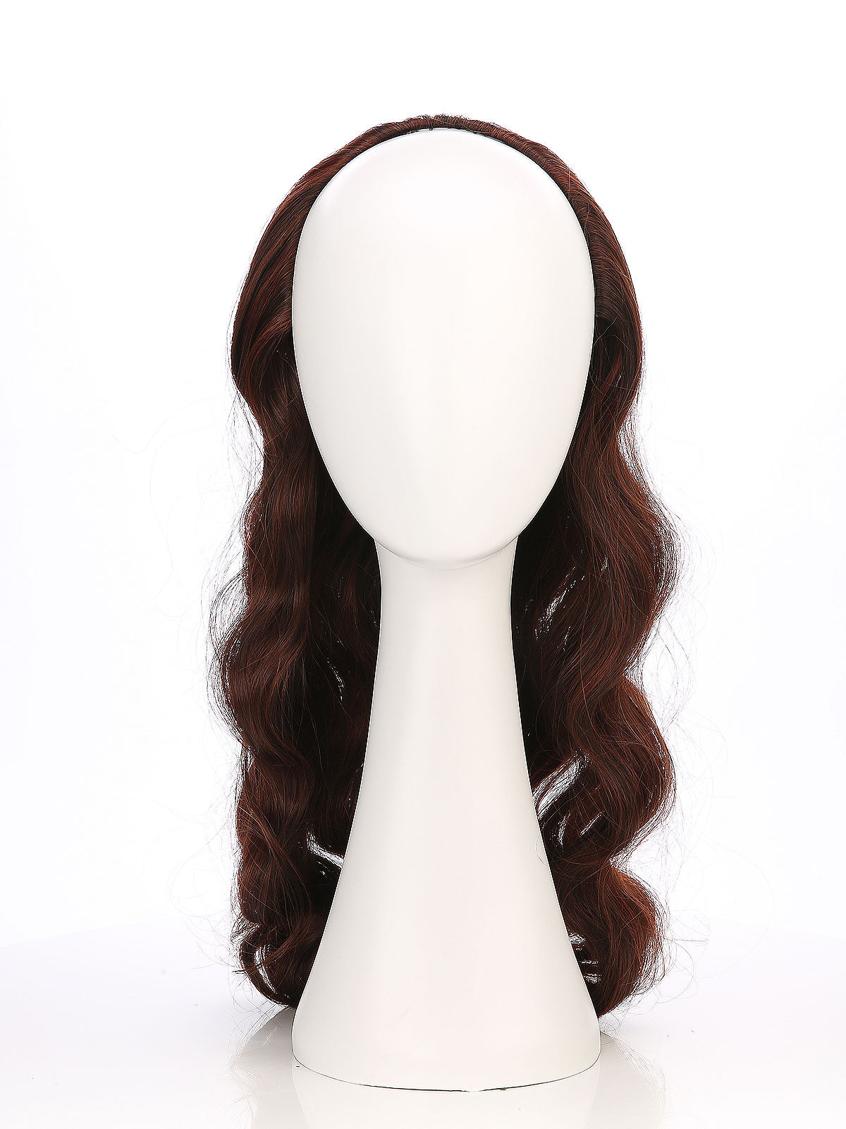 Noelle in Chestnut Flame | 23" Wavy Synthetic Hair Extension | Clip-In Hair Weft by ECCO Hair