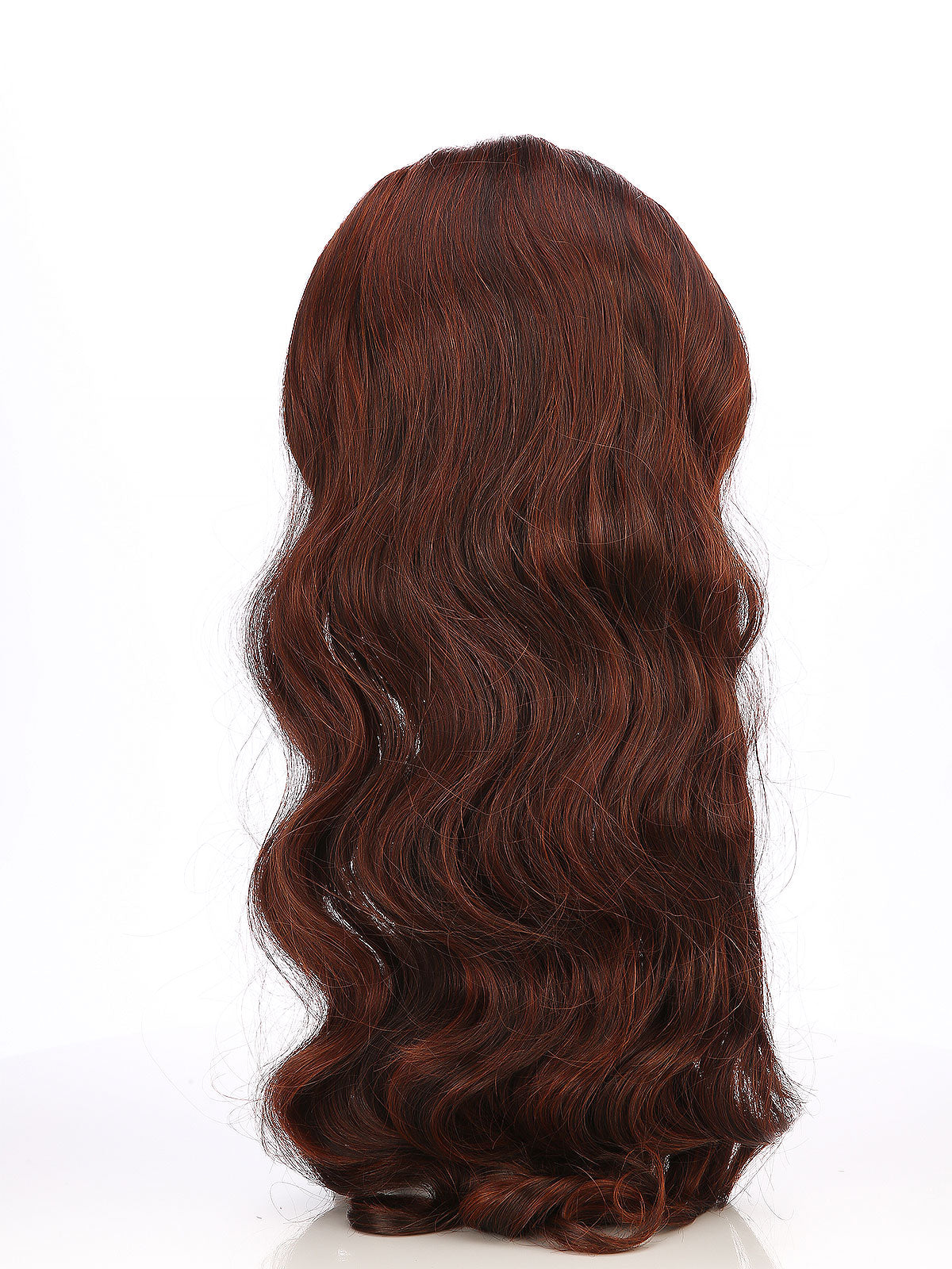 Noelle in Chestnut Flame | 23" Wavy Synthetic Hair Extension | Clip-In Hair Weft by ECCO Hair