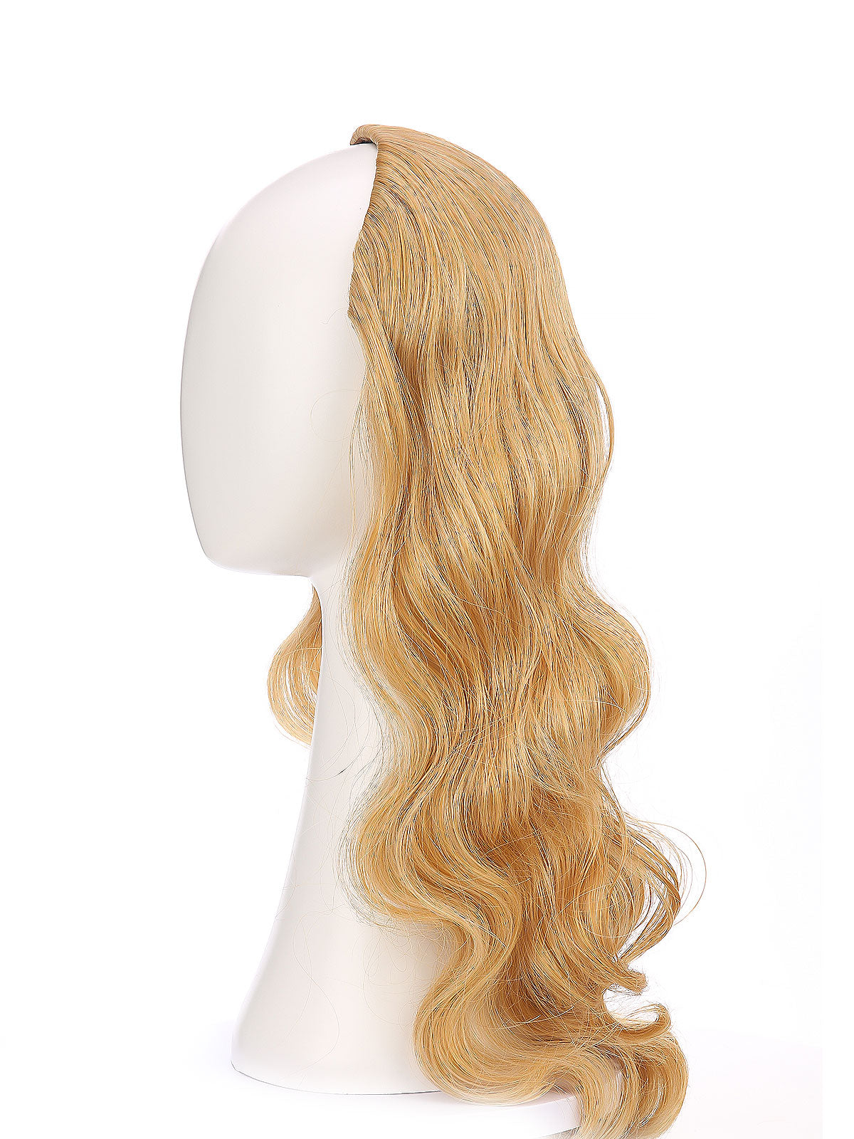 Noelle in Honey Ginger | 23" Wavy Synthetic Hair Extension | Clip-In Hair Weft by ECCO Hair