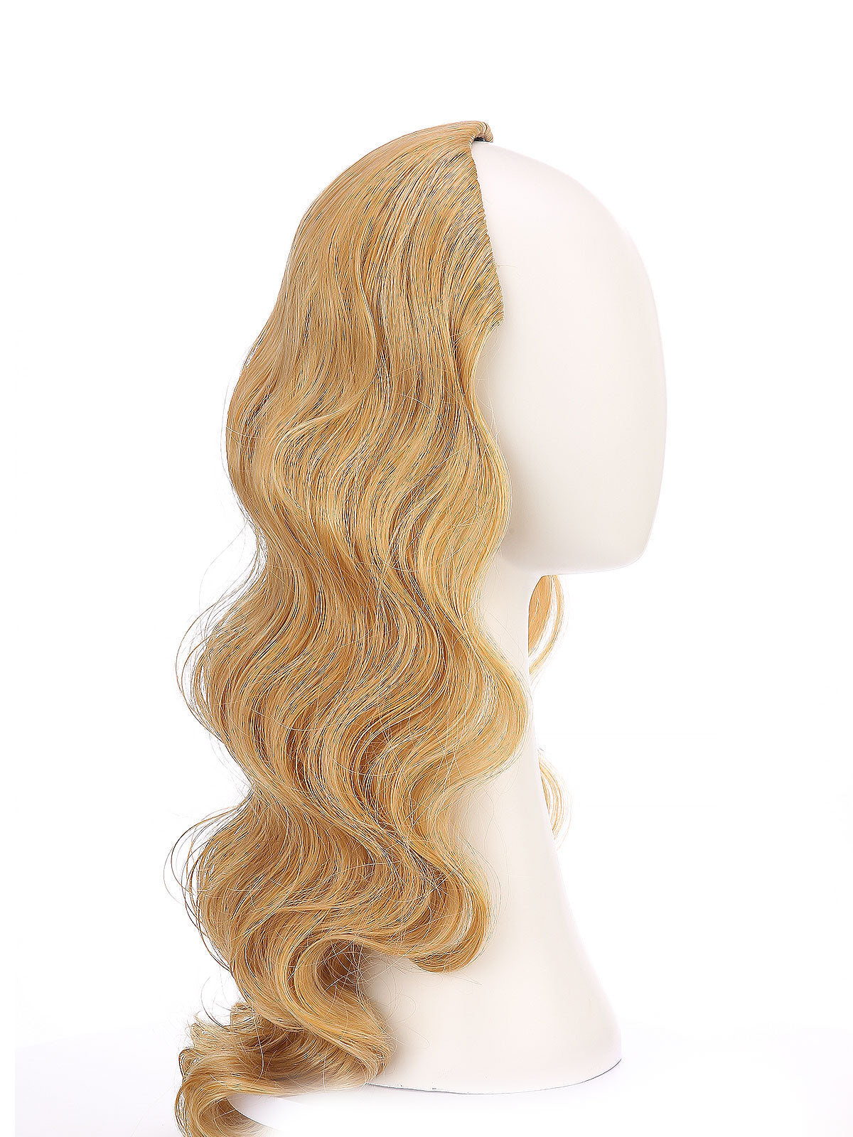 Noelle in Honey Ginger | 23" Wavy Synthetic Hair Extension | Clip-In Hair Weft by ECCO Hair