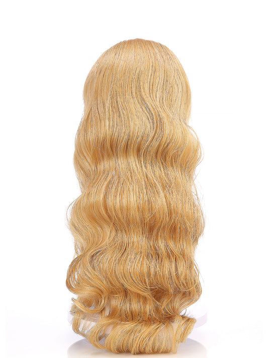 Noelle in Honey Ginger | 23" Wavy Synthetic Hair Extension | Clip-In Hair Weft by ECCO Hair