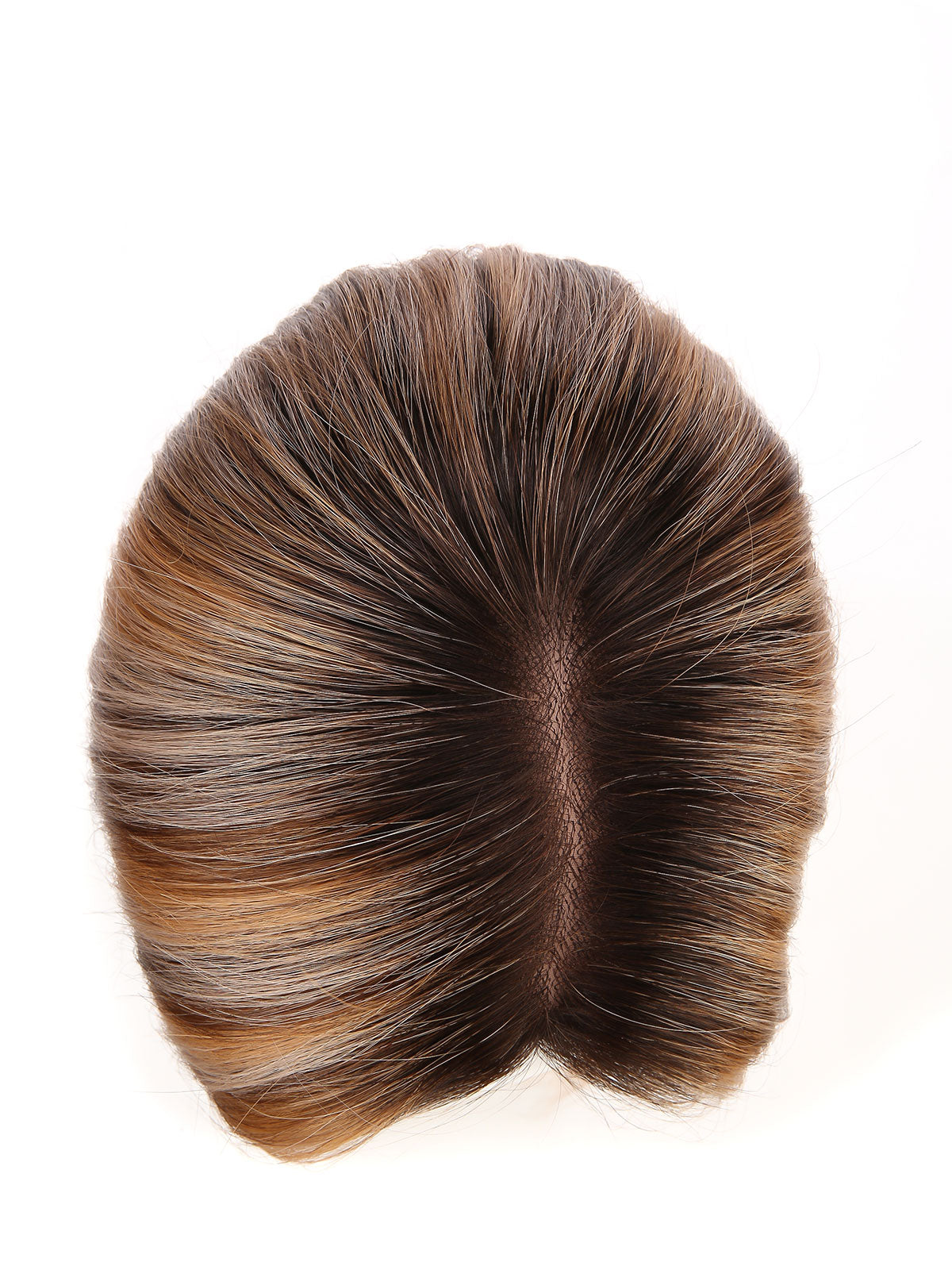 Elva in Toffee Rooted | 10" Remy Human Hair Topper | Mono Base Warm Blonde Hairpiece by ECCO Hair