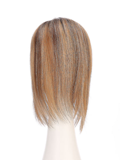 Elva in Toffee Rooted | 10" Remy Human Hair Topper | Mono Base Warm Blonde Hairpiece by ECCO Hair