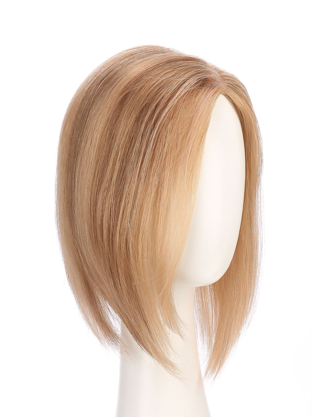 Elva in Honey Beige | 10" Remy Human Hair Topper | Mono Base Blonde Hairpiece by ECCO Hair