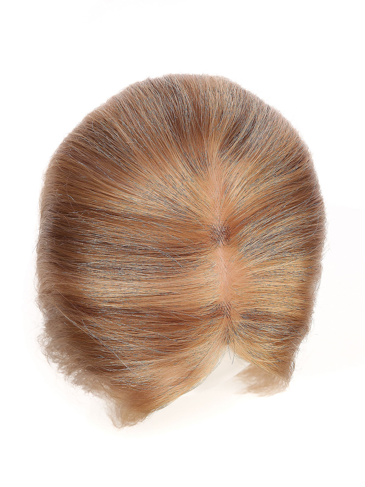 Elva in Honey Beige | 10" Remy Human Hair Topper | Mono Base Blonde Hairpiece by ECCO Hair