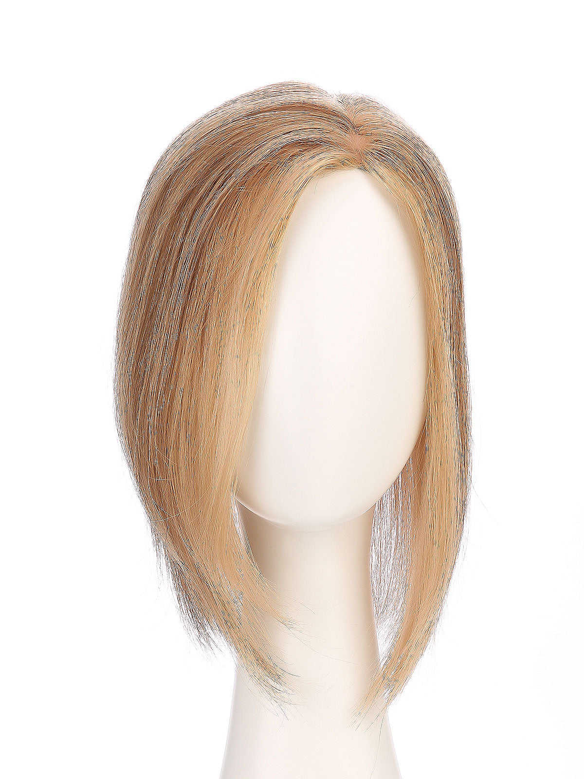 Elva in Honey Beige | 10" Remy Human Hair Topper | Mono Base Blonde Hairpiece by ECCO Hair