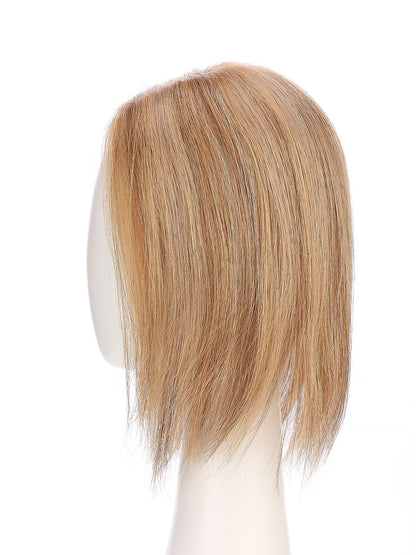 Elva in Ash Violet Blonde | 10" Remy Human Hair Topper | Mono Base Cool Blonde Top Piece by ECCO Hair