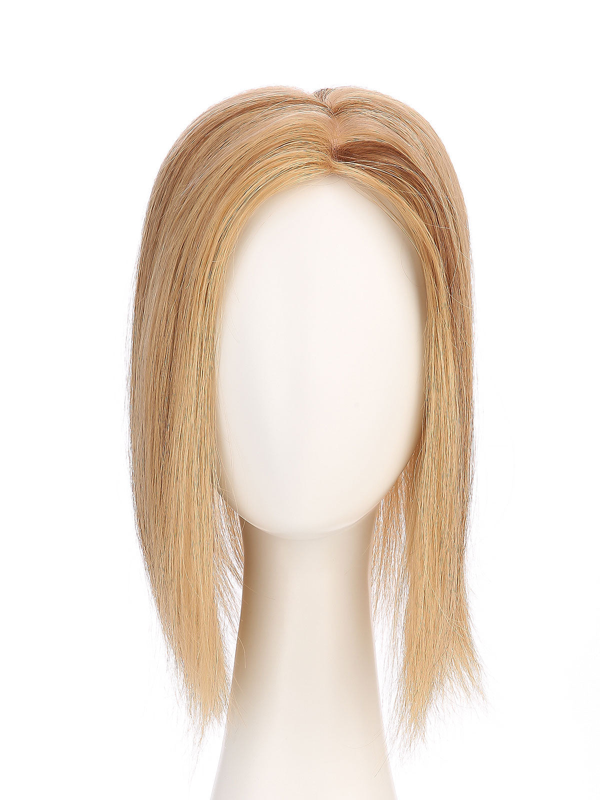 Maia in Honey Beige | 12" Remy Human Hair Topper | Mono Blonde Hairpiece by ECCO Hair