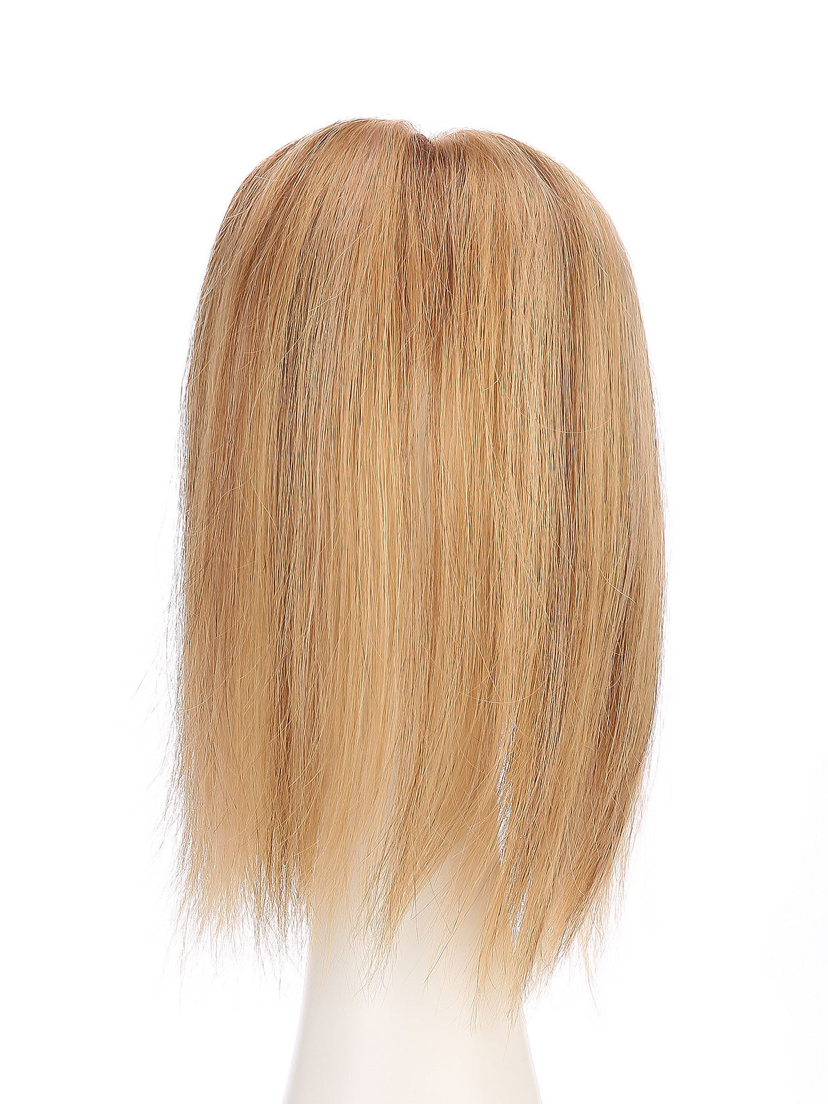 Maia in Honey Beige | 12" Remy Human Hair Topper | Mono Blonde Hairpiece by ECCO Hair