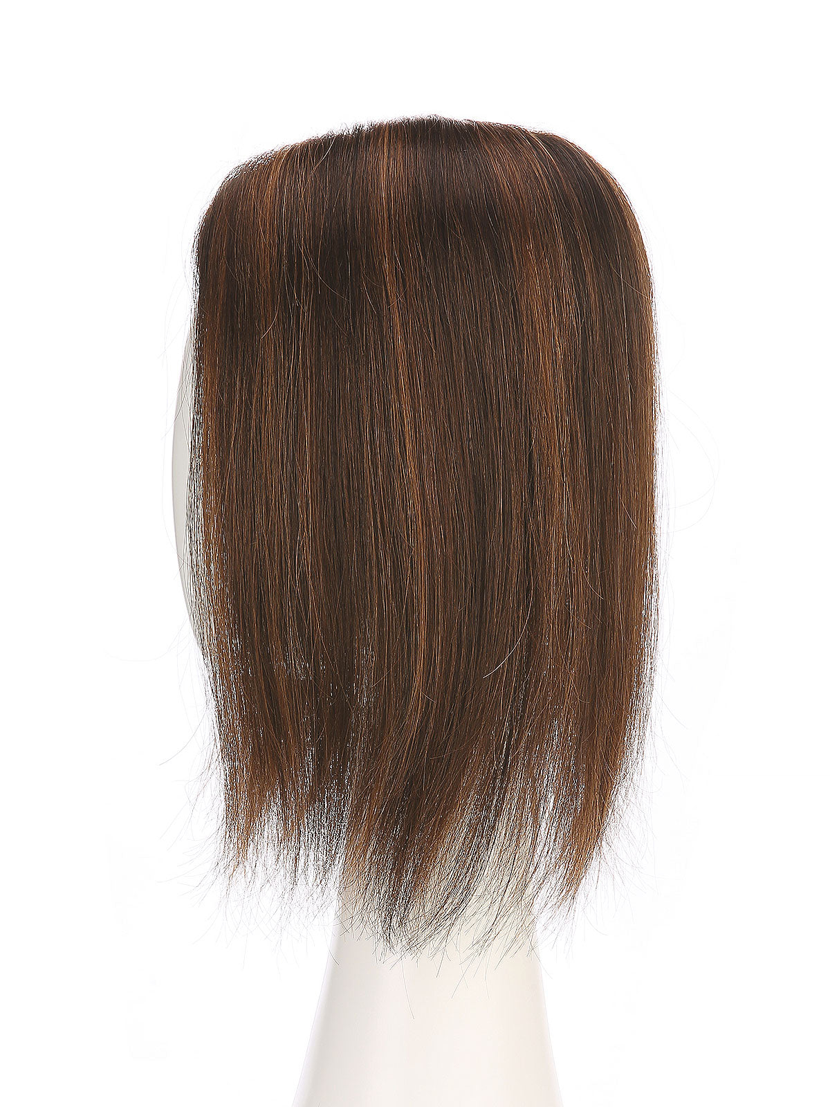 Maia in Amber Flame | 12" Remy Human Hair Topper | Red-Gold Mono Top Piece by ECCO Hair