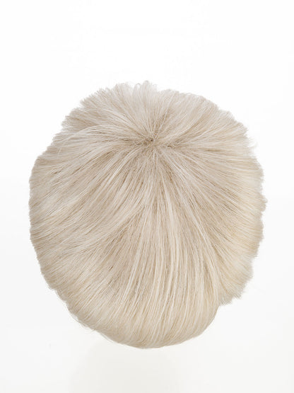 Aeris in Frost White | 6x6 Topper | Synthetic Light Density Hairpiece by ECCO Hair