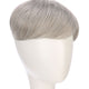 Aeris in Silver Cloud | 6x6 Topper | Natural Grey Synthetic Hairpiece by ECCO Hair