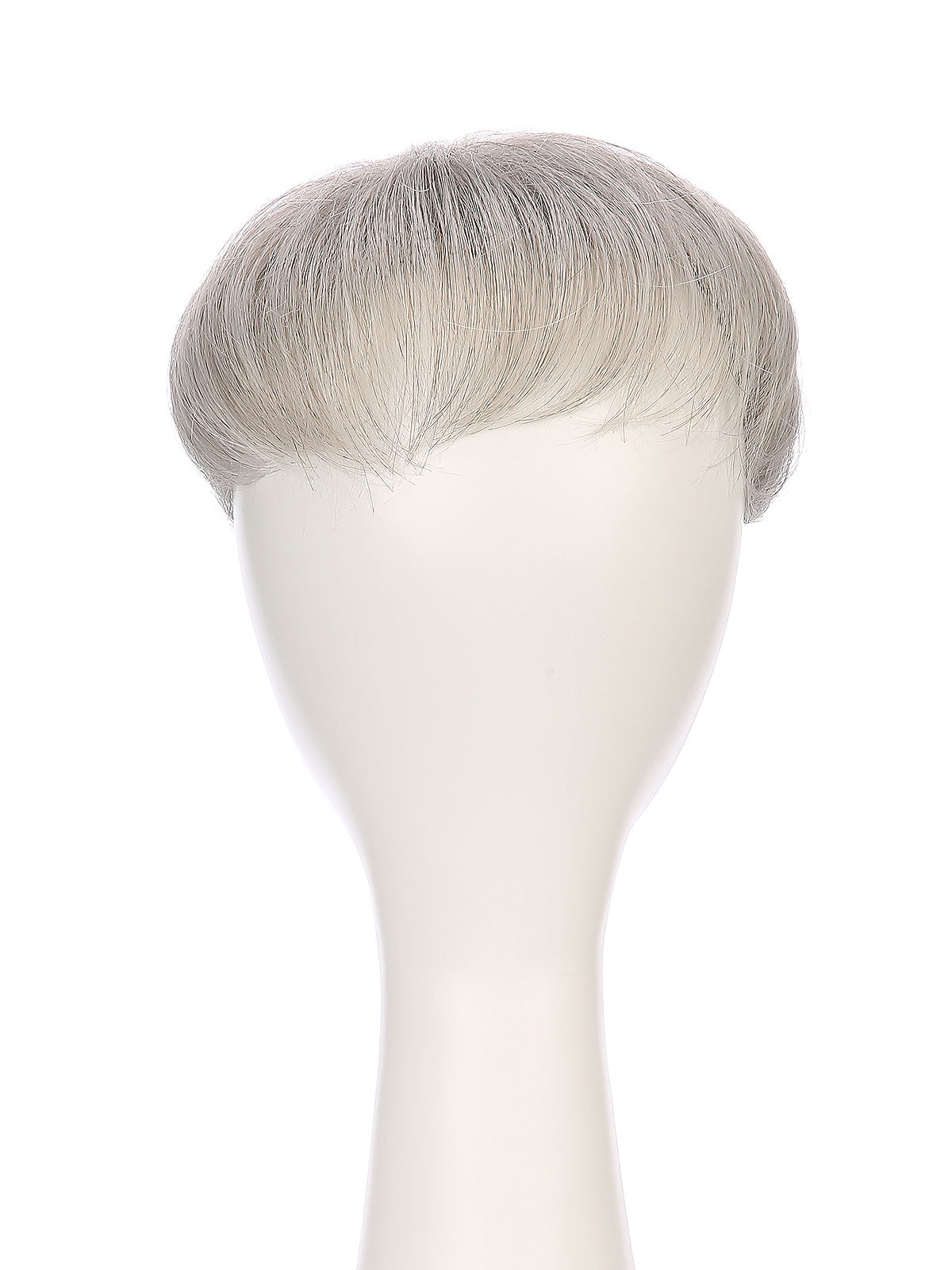Aeris in Silver Cloud | 6x6 Topper | Natural Grey Synthetic Hairpiece by ECCO Hair