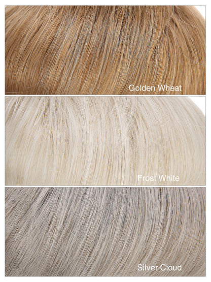 Aeris in Golden Wheat | 6x6 Topper | Blonde Synthetic Hairpiece by ECCO Hair