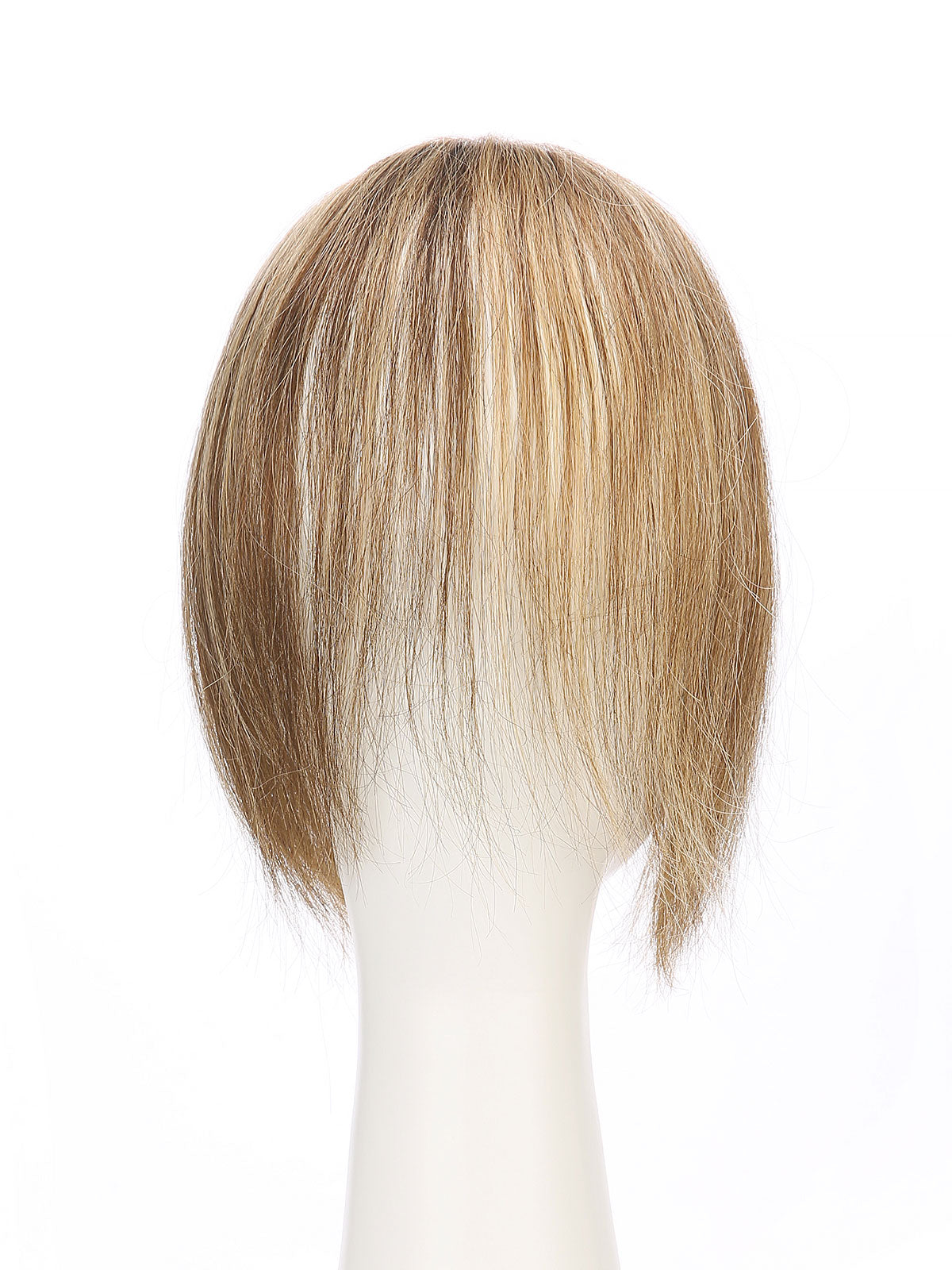 Elise in Warm Chestnut Blend | 9" Remy Human Hair Topper | HD Lace Closure with Bangs by ECCO Hair