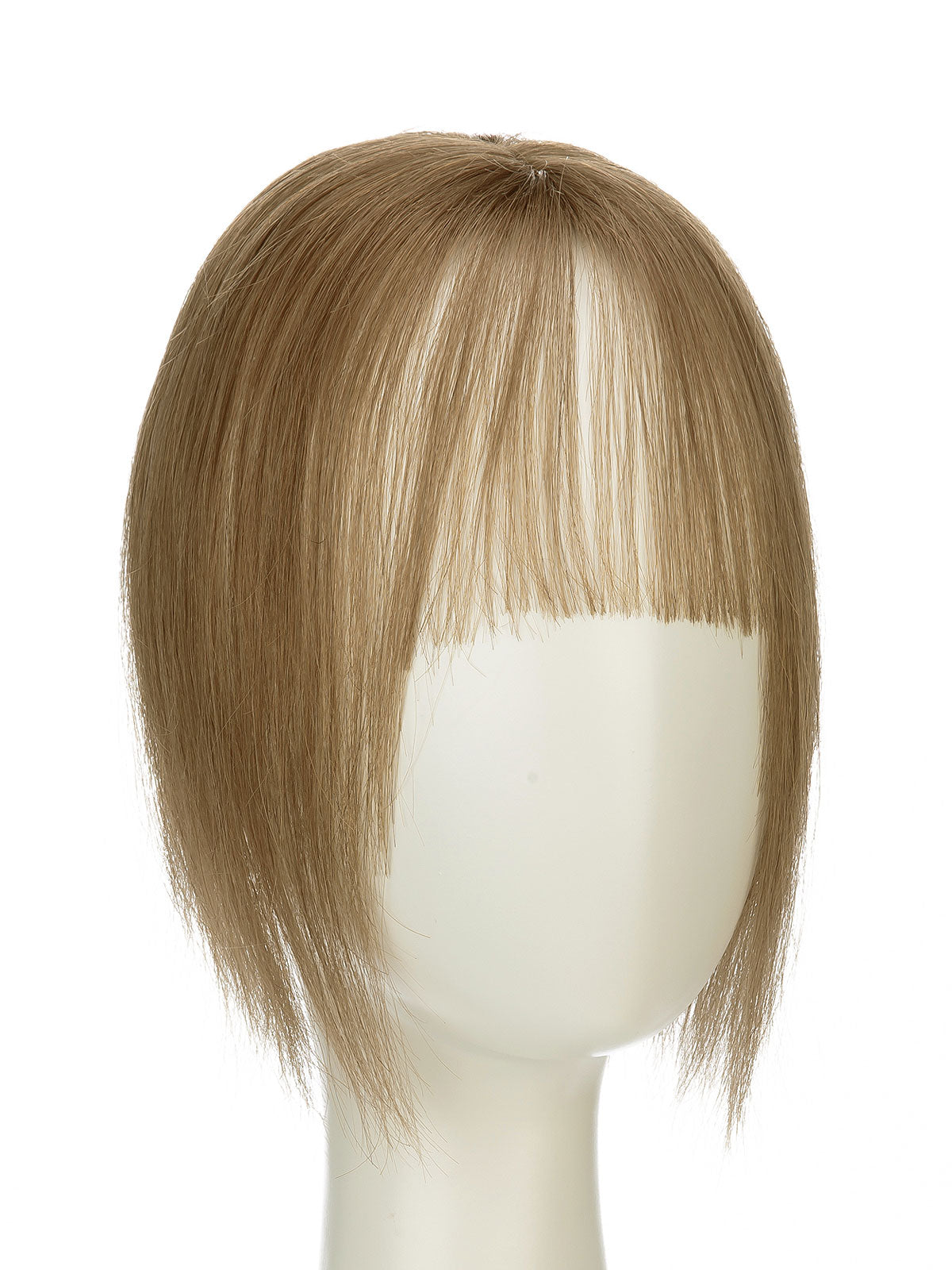 Elise in Light Chestnut Brown | 9" Remy Human Hair Topper | HD Lace Closure with Bangs by ECCO Hair