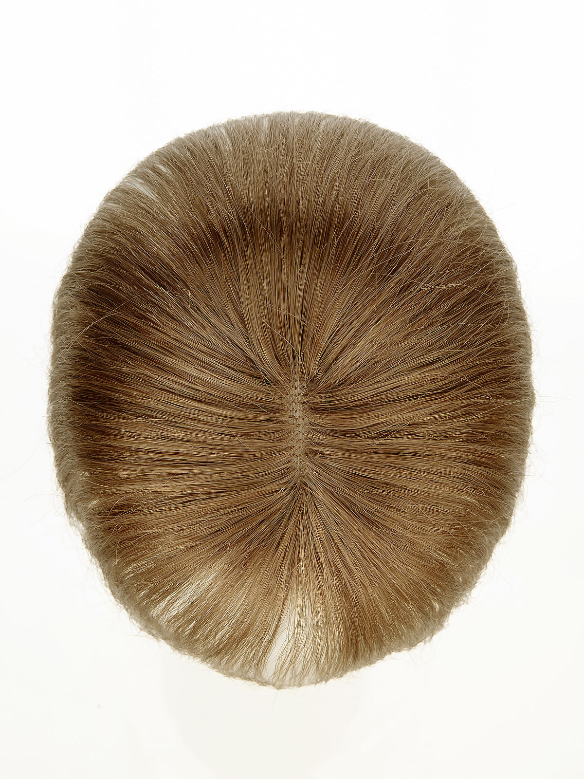 Elise in Light Chestnut Brown | 9" Remy Human Hair Topper | HD Lace Closure with Bangs by ECCO Hair